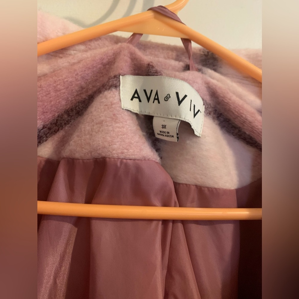 Pink plaid jacket - Picture 5 of 6